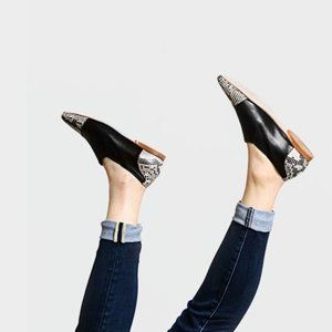 Poppy Barley Snakeskin Slip-On Oxford